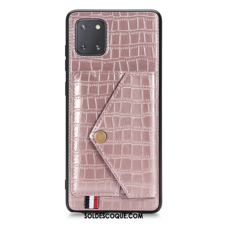 Coque Samsung Galaxy Note 10 Lite Incassable Vin Rouge Protection Étui En Cuir Étoile En Ligne