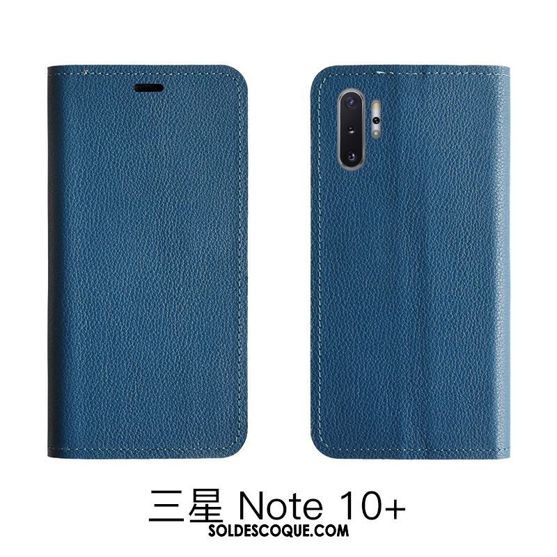 Coque Samsung Galaxy Note 10 Lite Rouge Litchi Étui En Cuir Modèle Fleurie Cuir Véritable En Vente