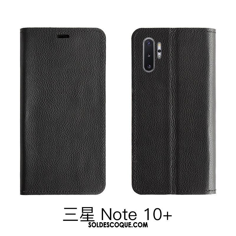 Coque Samsung Galaxy Note 10 Lite Rouge Litchi Étui En Cuir Modèle Fleurie Cuir Véritable En Vente