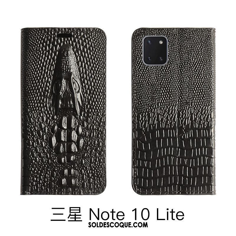 Coque Samsung Galaxy Note 10 Lite Tout Compris Cuir Véritable Étui Luxe Jaune En Ligne