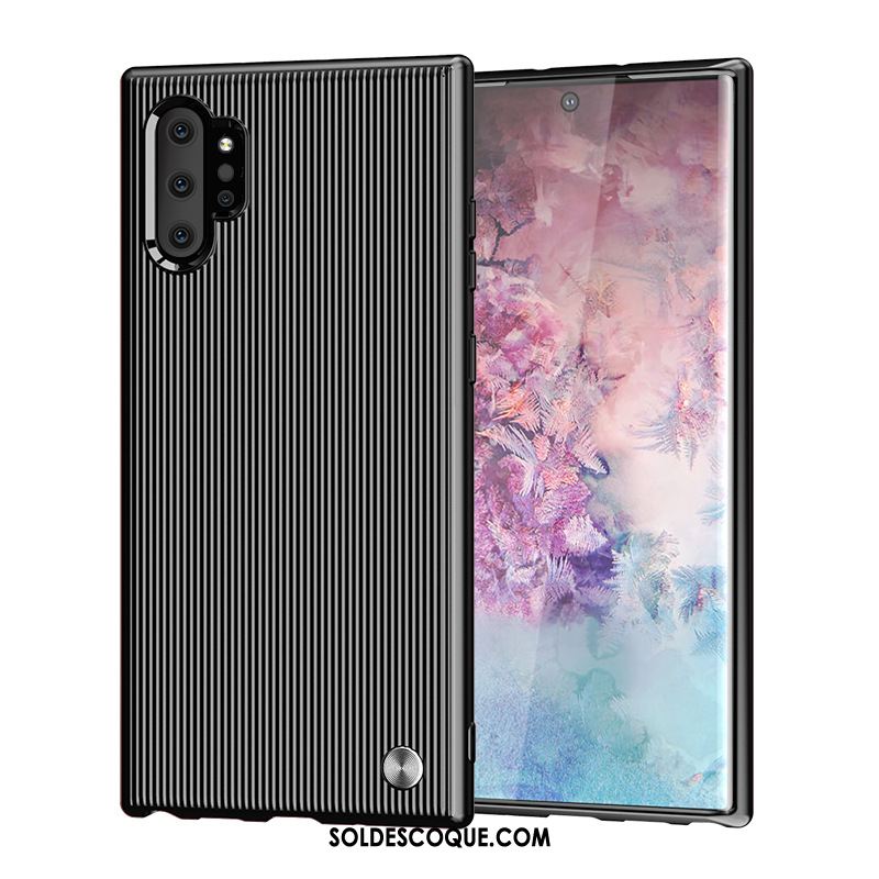 Coque Samsung Galaxy Note 10+ Protection Fluide Doux Silicone Étui Téléphone Portable En Ligne