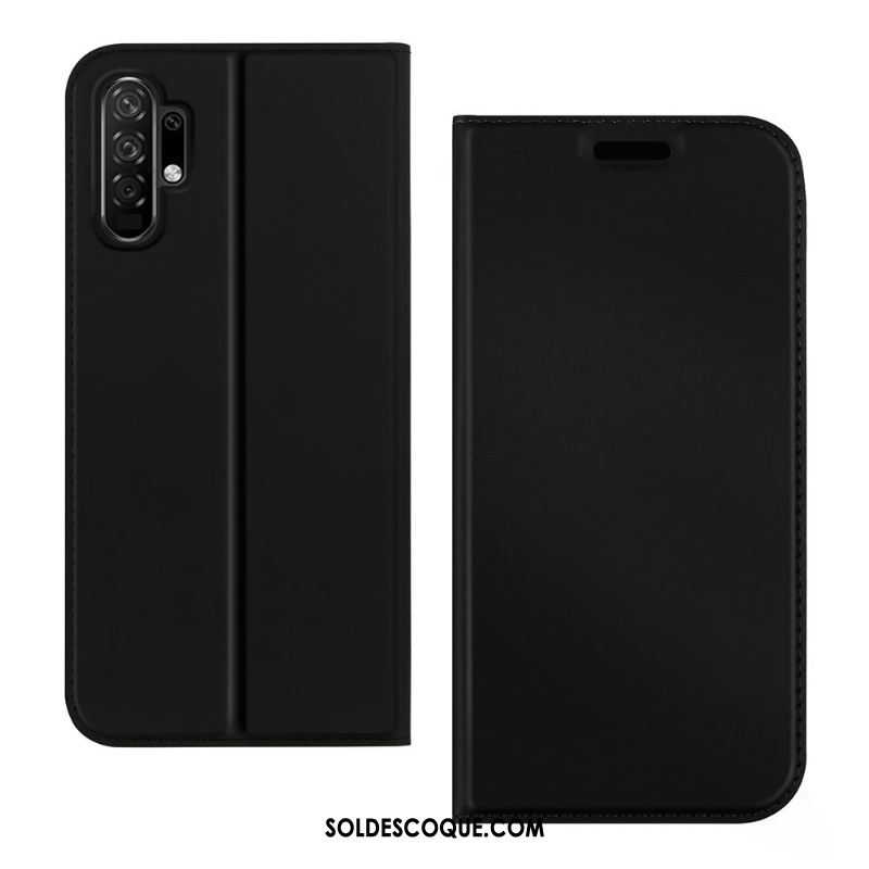 Coque Samsung Galaxy Note 10+ Téléphone Portable Étoile Noir Étui En Cuir Pas Cher