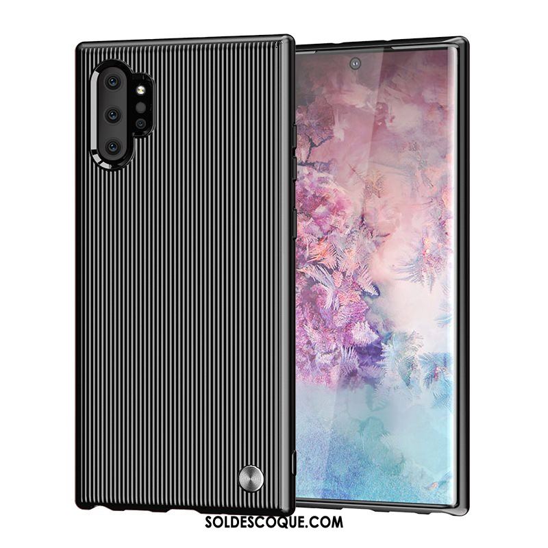 Coque Samsung Galaxy Note 10+ Étoile Fluide Doux Silicone Protection Rayé Pas Cher