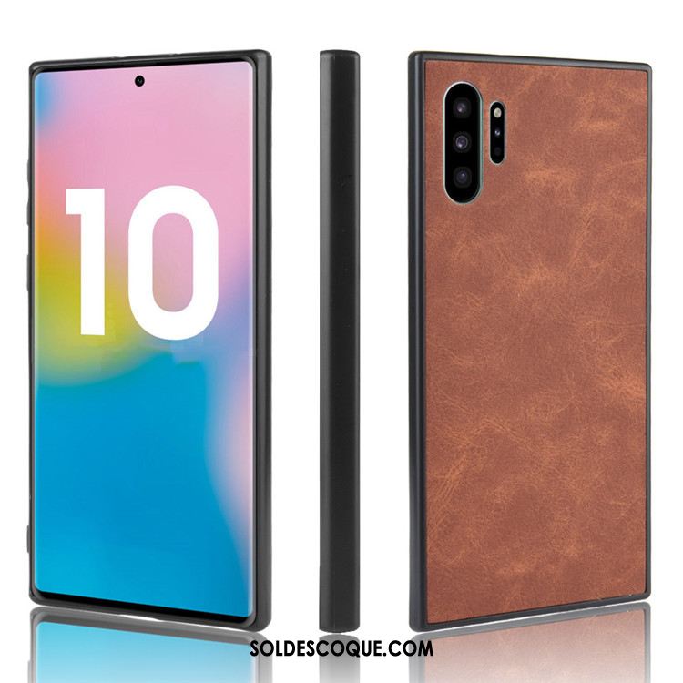 Coque Samsung Galaxy Note 10+ Étoile Tout Compris Clair Téléphone Portable Petit France