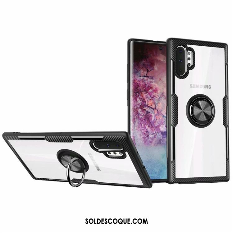 Coque Samsung Galaxy Note 10+ Étoile Transparent Téléphone Portable Incassable Support En Vente