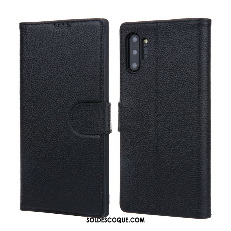 Coque Samsung Galaxy Note 10+ Étoile Téléphone Portable Étui En Cuir Housse En Vente