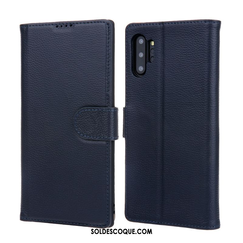 Coque Samsung Galaxy Note 10+ Étoile Téléphone Portable Étui En Cuir Housse En Vente