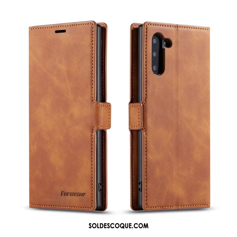 Coque Samsung Galaxy Note 10 Étui En Cuir Bleu Étoile Téléphone Portable Carte En Vente