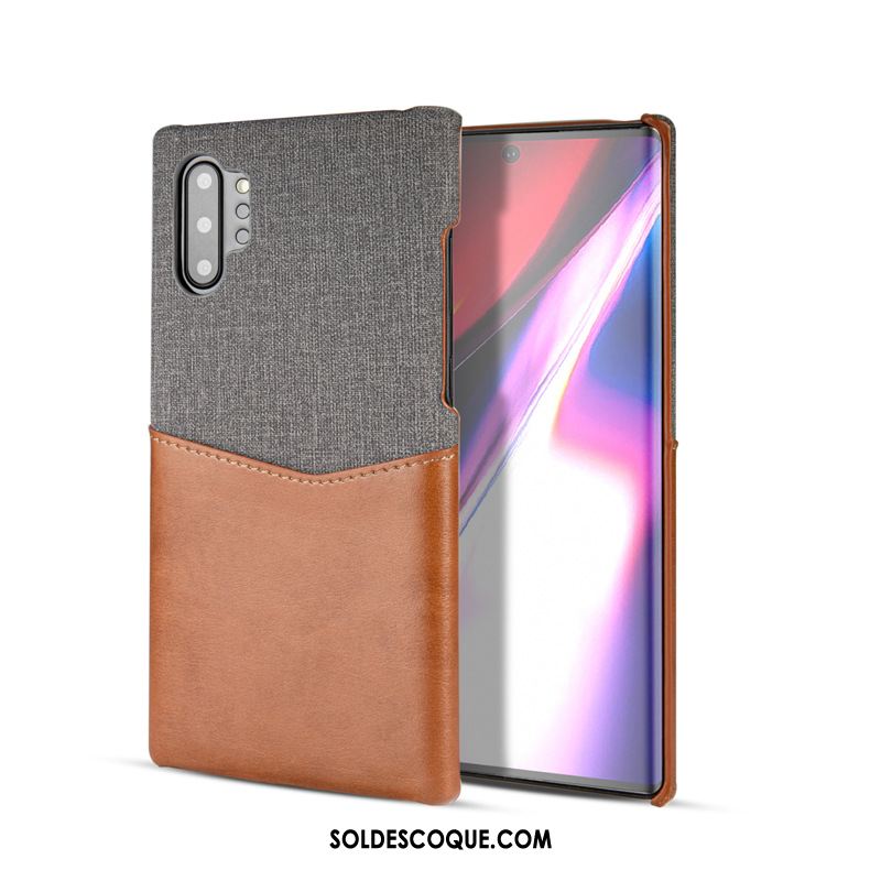 Coque Samsung Galaxy Note 10+ Étui Étoile Téléphone Portable Rouge Incassable Housse En Ligne