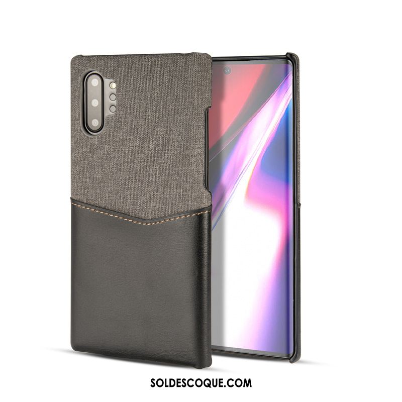 Coque Samsung Galaxy Note 10+ Étui Étoile Téléphone Portable Rouge Incassable Housse En Ligne