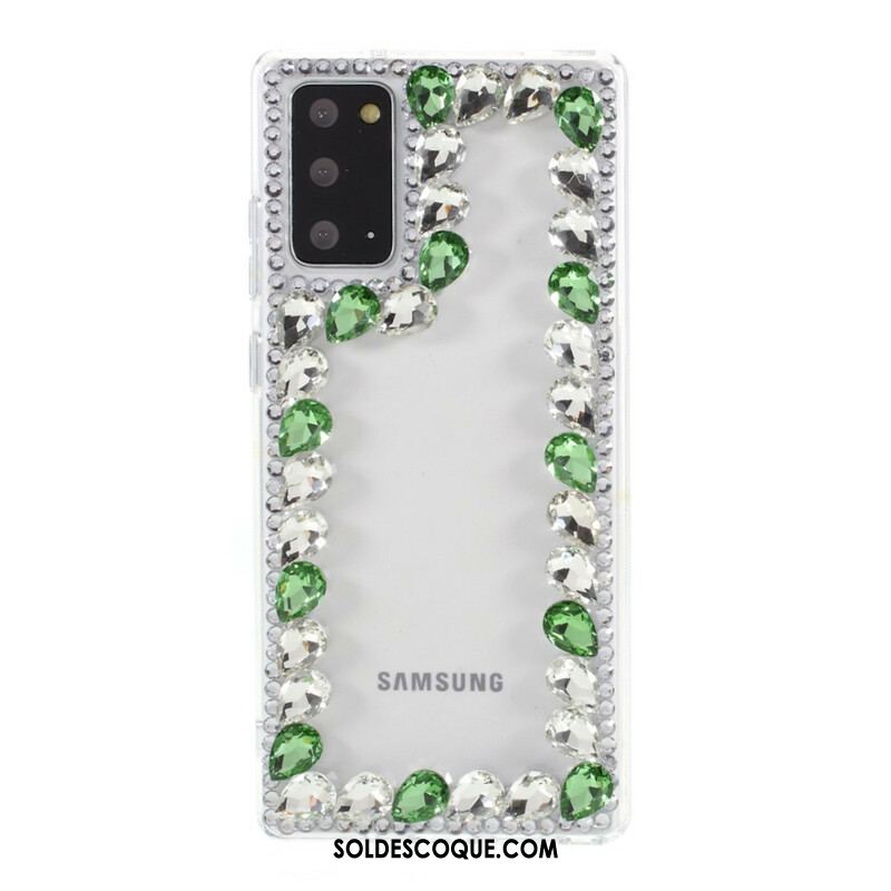 Coque Samsung Galaxy Note 20 Contour Strass