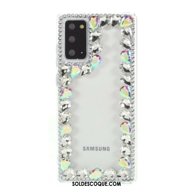 Coque Samsung Galaxy Note 20 Contour Strass