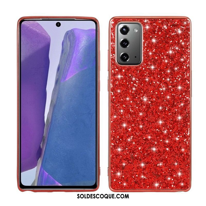 Coque Samsung Galaxy Note 20 Je Suis Paillettes