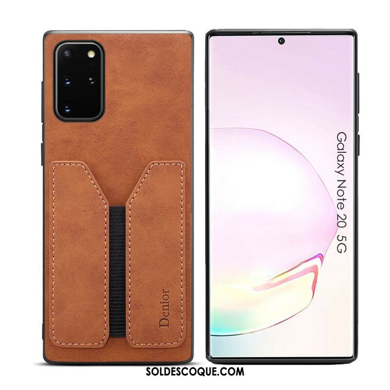 Coque Samsung Galaxy Note 20 Porte Cartes Élastique Denior