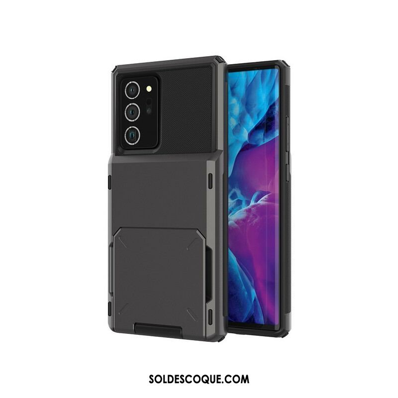 Coque Samsung Galaxy Note 20 Ultra Porte-Carte à Trap et Support