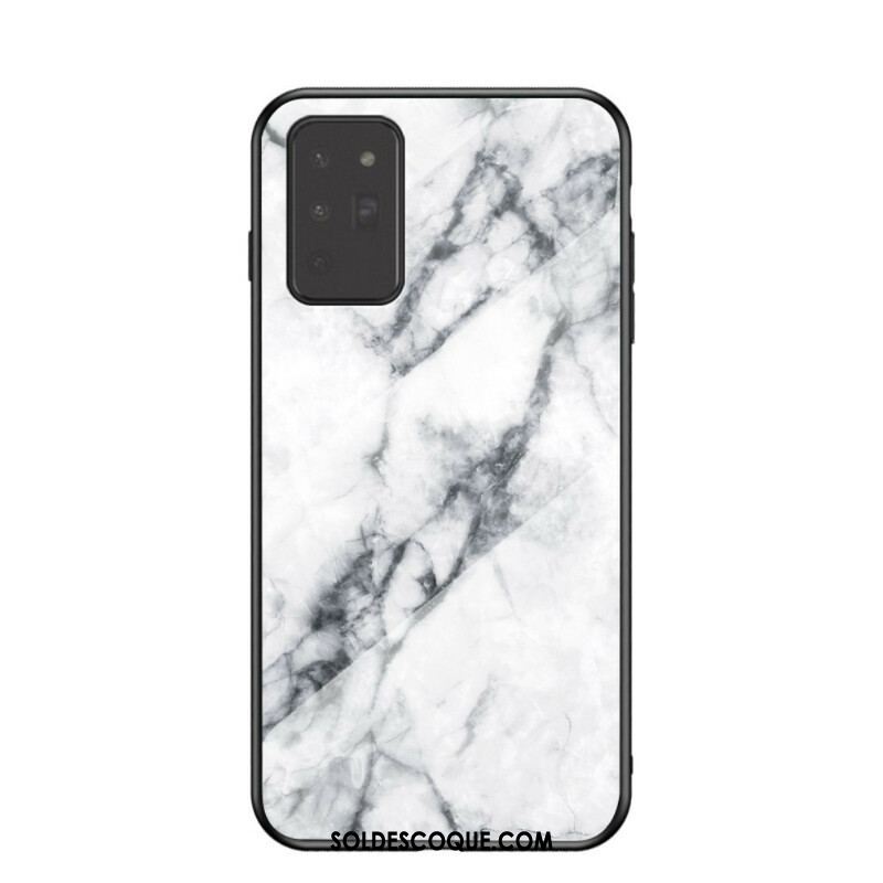 Coque Samsung Galaxy Note 20  Verre Trempé Marble Colors