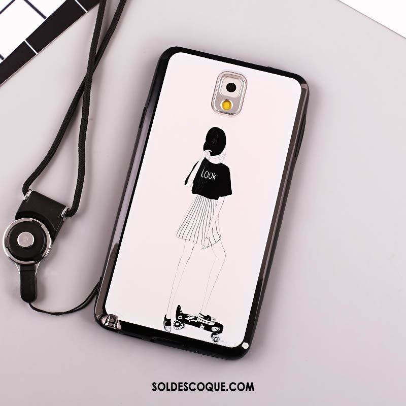 Coque Samsung Galaxy Note 4 Blanc Incassable Protection Silicone Étoile Soldes