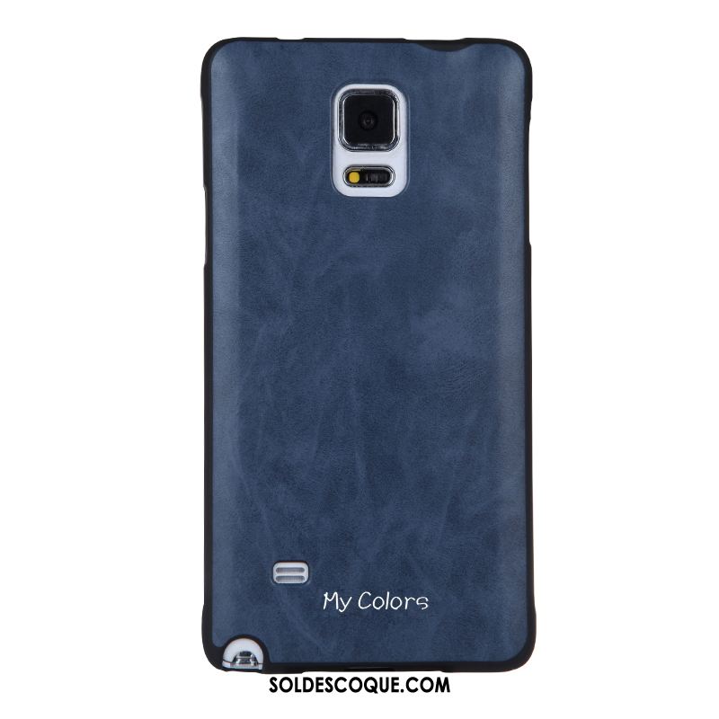 Coque Samsung Galaxy Note 4 Business Similicuir Fluide Doux Étui Étoile En Ligne