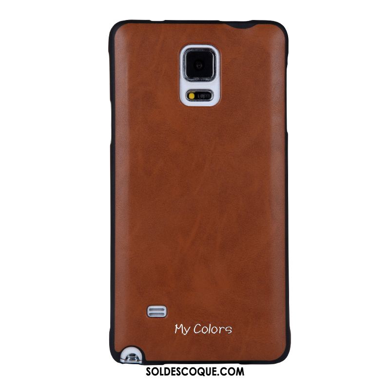 Coque Samsung Galaxy Note 4 Business Similicuir Fluide Doux Étui Étoile En Ligne