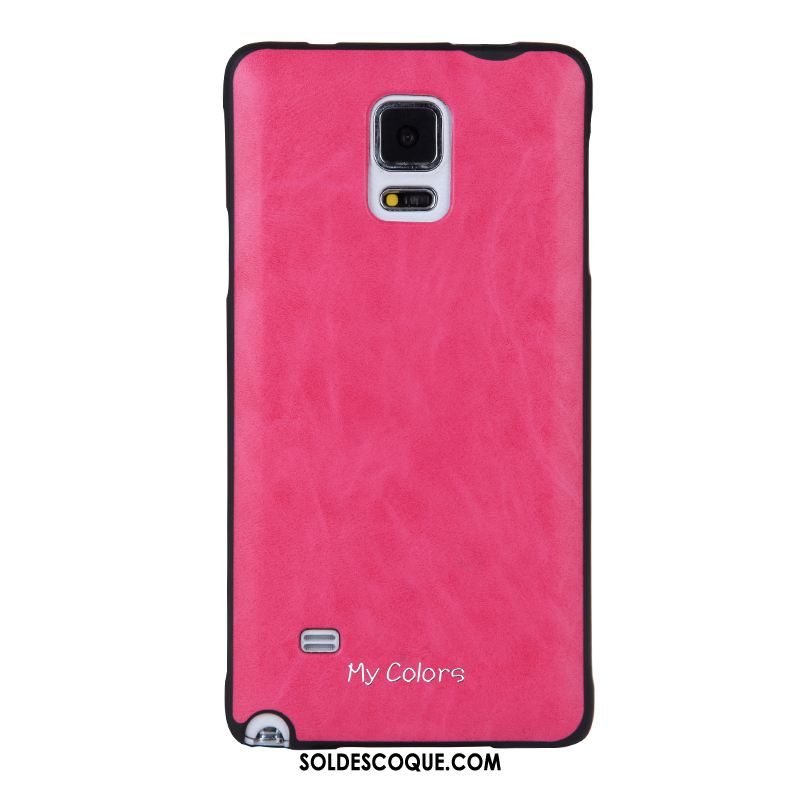 Coque Samsung Galaxy Note 4 Business Similicuir Fluide Doux Étui Étoile En Ligne