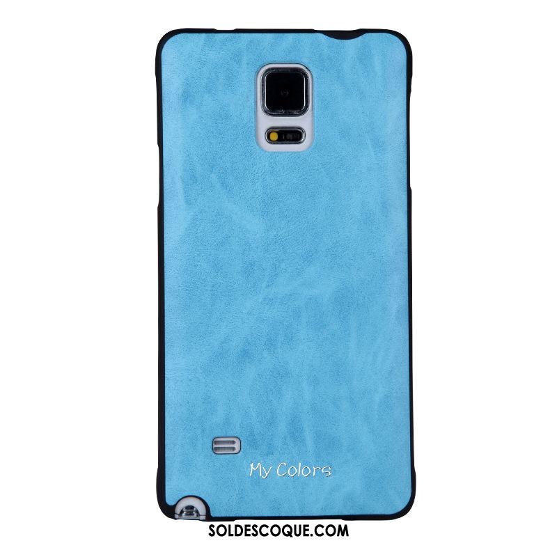 Coque Samsung Galaxy Note 4 Business Similicuir Fluide Doux Étui Étoile En Ligne