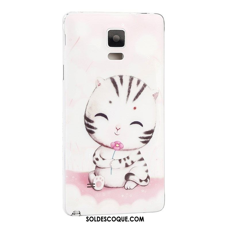 Coque Samsung Galaxy Note 4 Couvercle Arrière Blanc Étoile Téléphone Portable Soldes