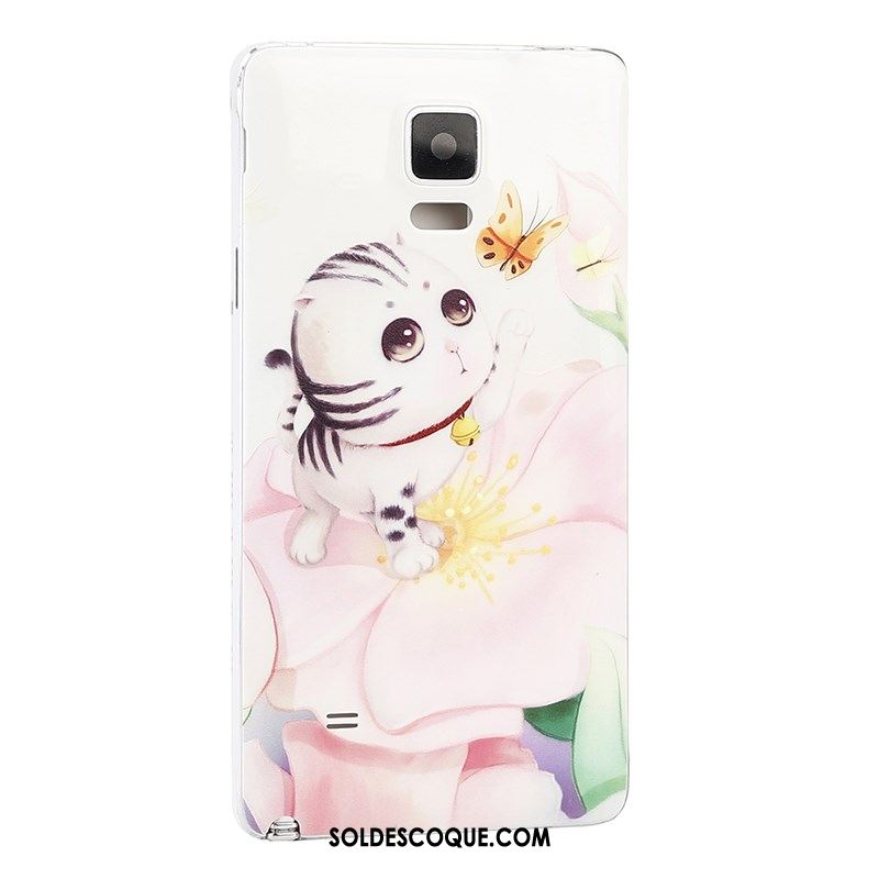 Coque Samsung Galaxy Note 4 Couvercle Arrière Blanc Étoile Téléphone Portable Soldes