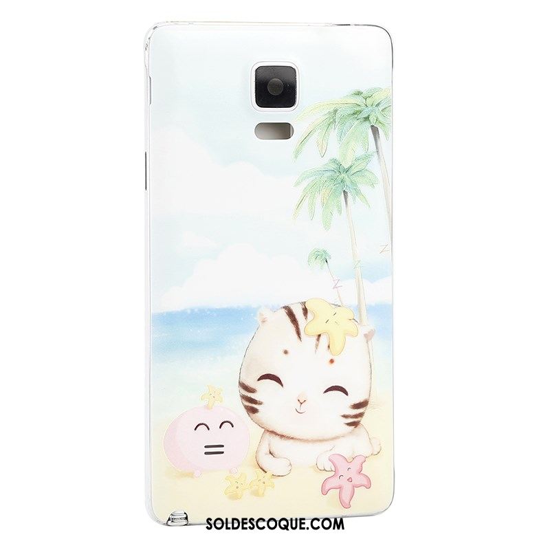 Coque Samsung Galaxy Note 4 Couvercle Arrière Blanc Étoile Téléphone Portable Soldes