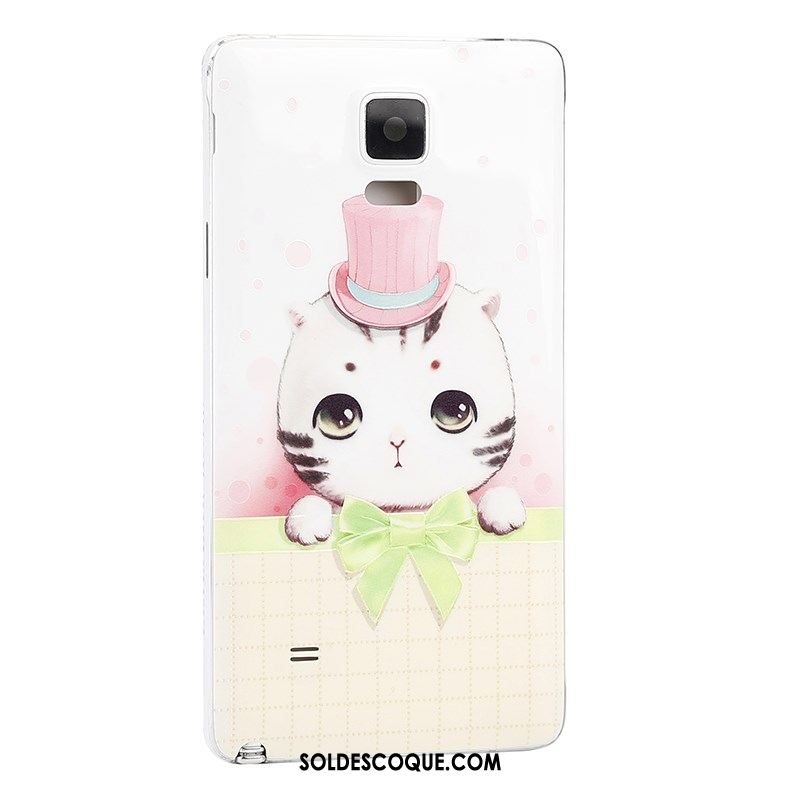 Coque Samsung Galaxy Note 4 Couvercle Arrière Blanc Étoile Téléphone Portable Soldes