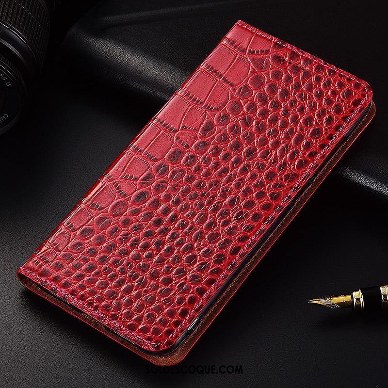 Coque Samsung Galaxy Note 4 Cuir Véritable Téléphone Portable Étui En Cuir Noir Crocodile Pas Cher