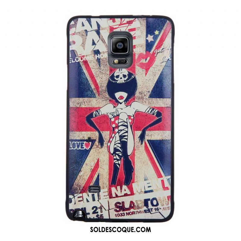 Coque Samsung Galaxy Note 4 Dessin Animé Téléphone Portable Incassable Protection Silicone Pas Cher