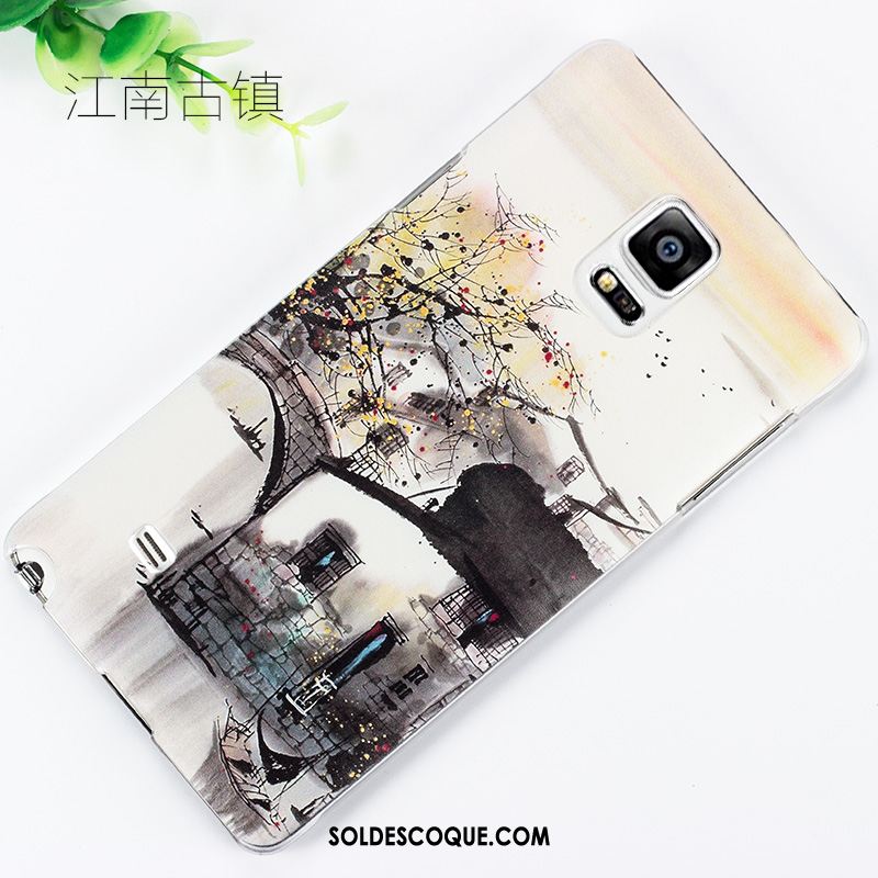 Coque Samsung Galaxy Note 4 Délavé En Daim Étui Étoile Gaufrage Téléphone Portable En Ligne
