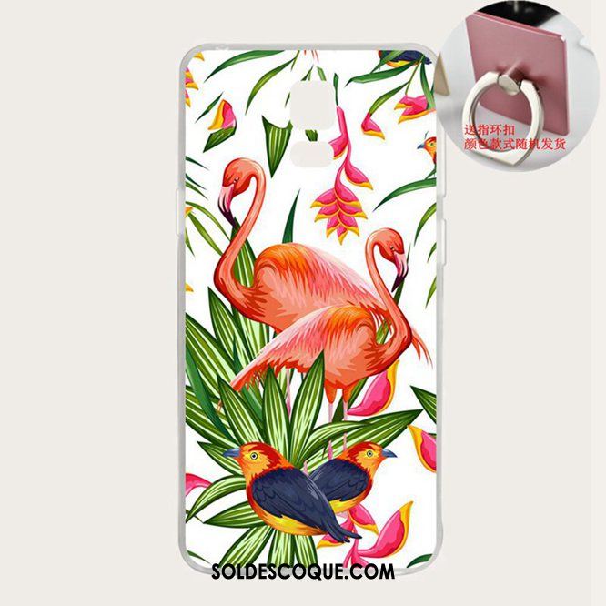 Coque Samsung Galaxy Note 4 Fleur Étui Protection Personnalisé Rose Pas Cher