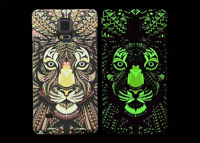 Coque Samsung Galaxy Note 4 Incassable Loup Étui Gaufrage Totem En Ligne