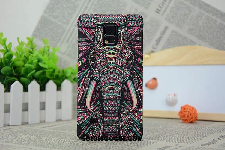 Coque Samsung Galaxy Note 4 Incassable Loup Étui Gaufrage Totem En Ligne