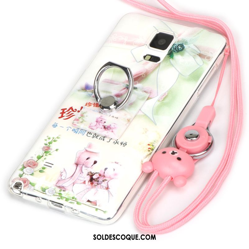 Coque Samsung Galaxy Note 4 Incassable Violet Tout Compris Fluide Doux Étui Housse Pas Cher