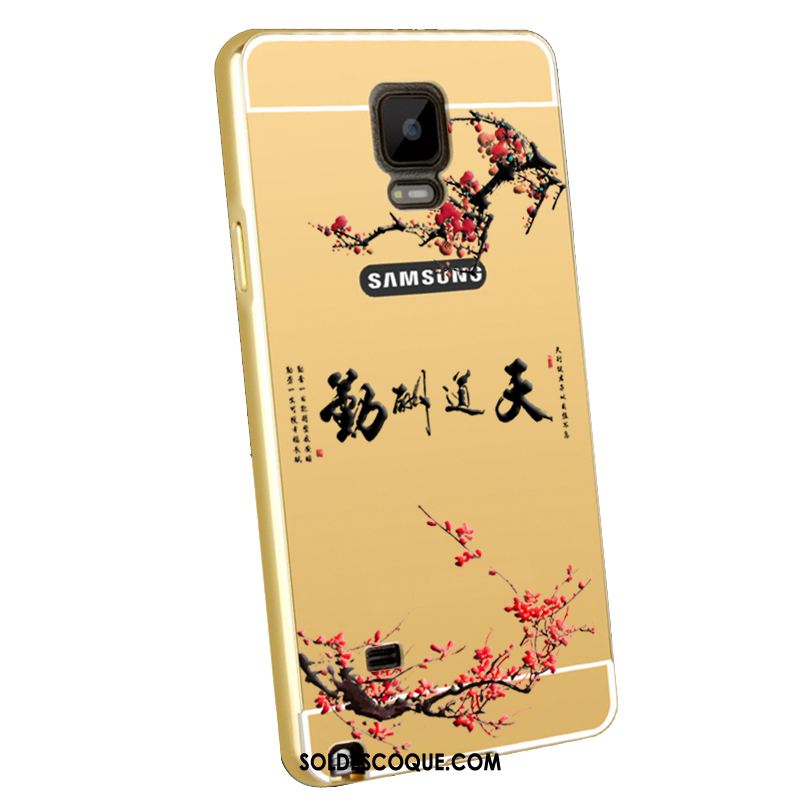 Coque Samsung Galaxy Note 4 Métal Protection Étui Placage Étoile Soldes