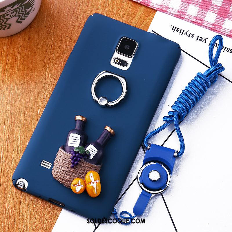 Coque Samsung Galaxy Note 4 Protection Incassable Étoile Délavé En Daim Étui Soldes