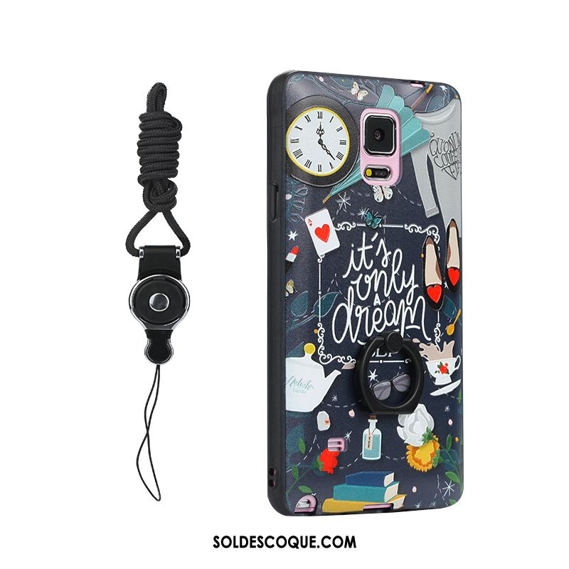 Coque Samsung Galaxy Note 4 Protection Téléphone Portable Incassable Gaufrage Tendance Soldes