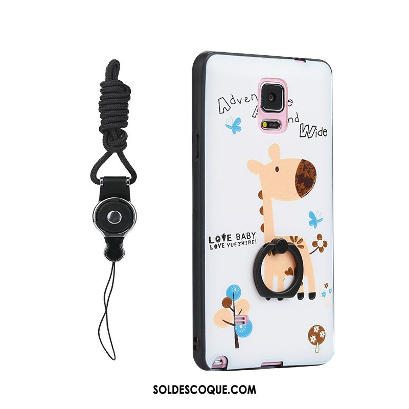 Coque Samsung Galaxy Note 4 Protection Téléphone Portable Incassable Gaufrage Tendance Soldes