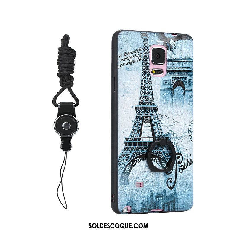 Coque Samsung Galaxy Note 4 Protection Téléphone Portable Incassable Gaufrage Tendance Soldes