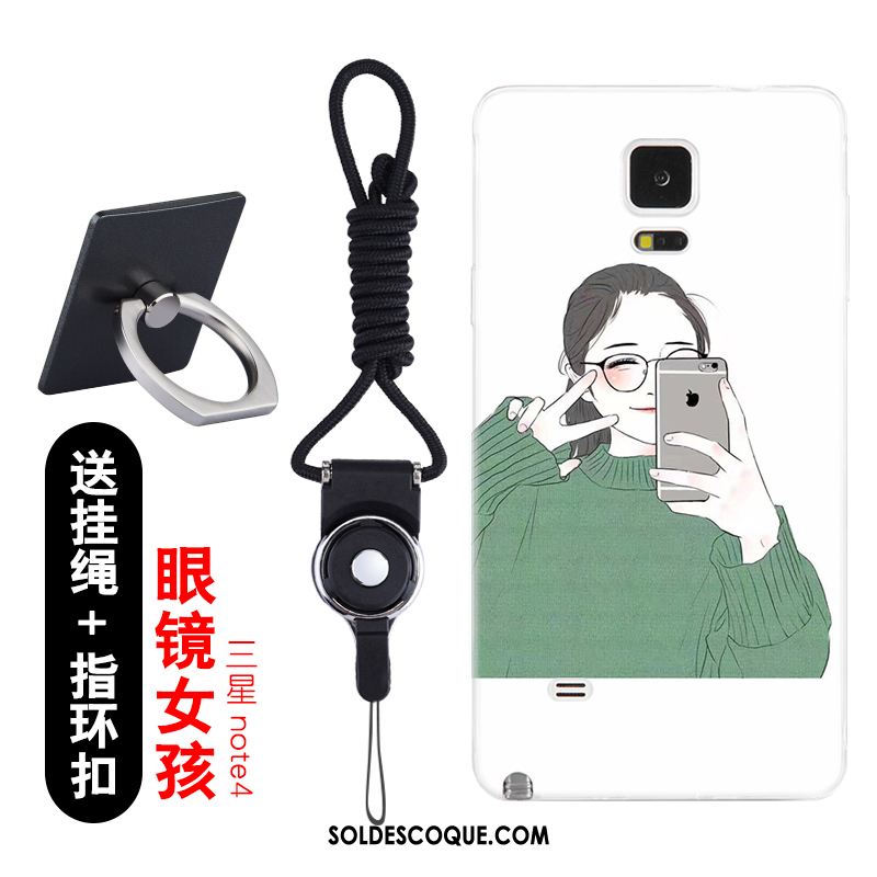 Coque Samsung Galaxy Note 4 Protection Téléphone Portable Étoile Étui Fluide Doux Soldes