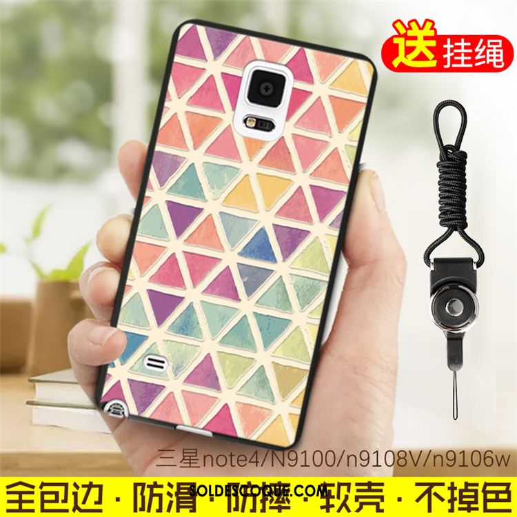 Coque Samsung Galaxy Note 4 Téléphone Portable Multicolore Délavé En Daim Silicone Similicuir France