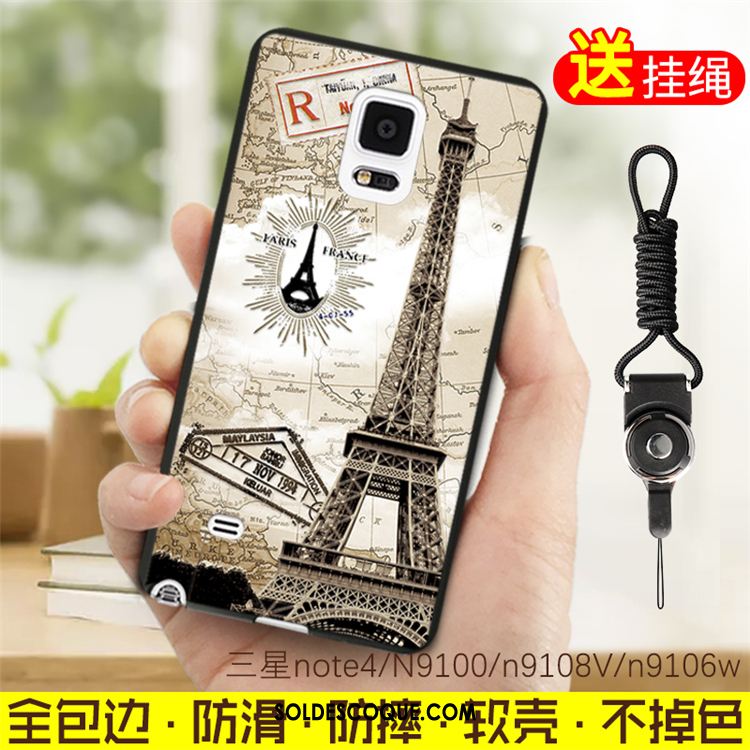 Coque Samsung Galaxy Note 4 Téléphone Portable Multicolore Délavé En Daim Silicone Similicuir France