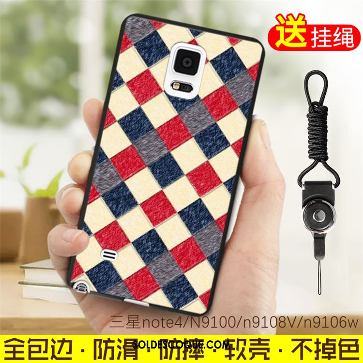 Coque Samsung Galaxy Note 4 Téléphone Portable Multicolore Délavé En Daim Silicone Similicuir France