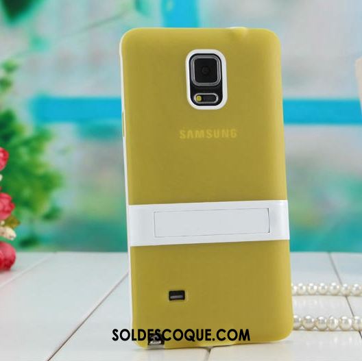 Coque Samsung Galaxy Note 4 Vert Support Étui Protection Étoile En Ligne