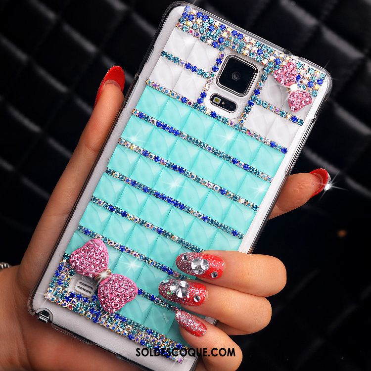 Coque Samsung Galaxy Note 4 Étoile Couvercle Arrière Téléphone Portable Protection Rose Housse En Vente