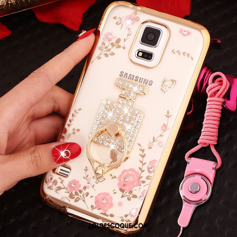 Coque Samsung Galaxy Note 4 Étoile Ornements Suspendus Or Rose Téléphone Portable Charmant En Vente