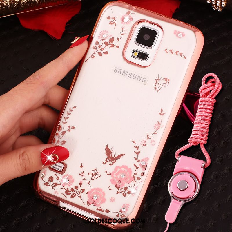 Coque Samsung Galaxy Note 4 Étoile Ornements Suspendus Or Rose Téléphone Portable Charmant En Vente