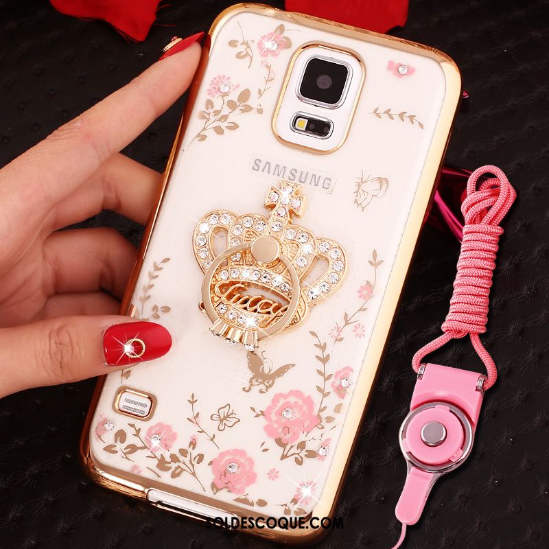 Coque Samsung Galaxy Note 4 Étoile Ornements Suspendus Or Rose Téléphone Portable Charmant En Vente